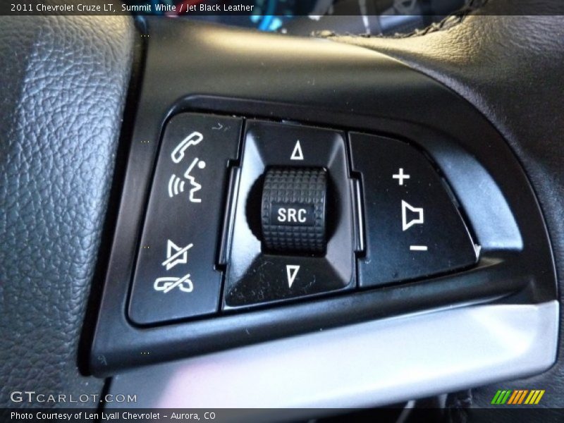 Summit White / Jet Black Leather 2011 Chevrolet Cruze LT