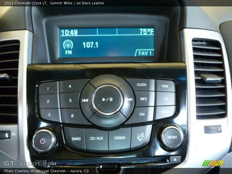 Summit White / Jet Black Leather 2011 Chevrolet Cruze LT
