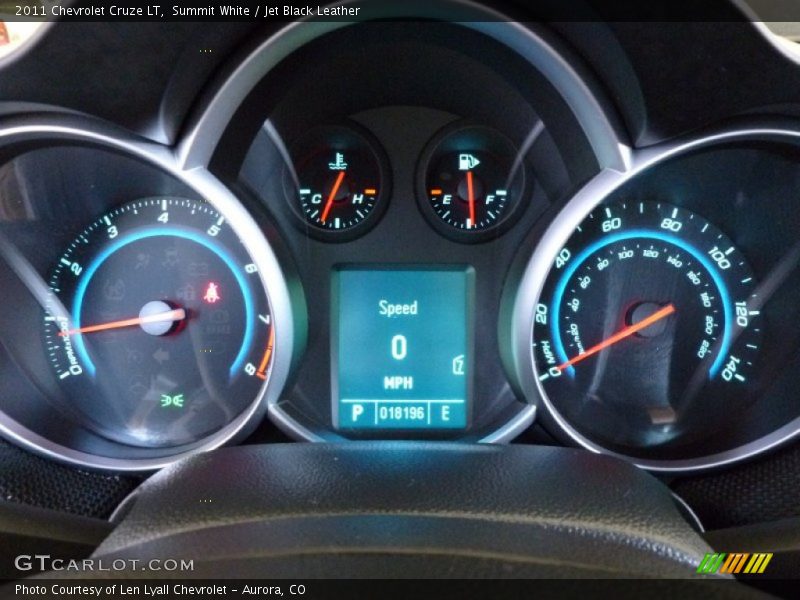 Summit White / Jet Black Leather 2011 Chevrolet Cruze LT