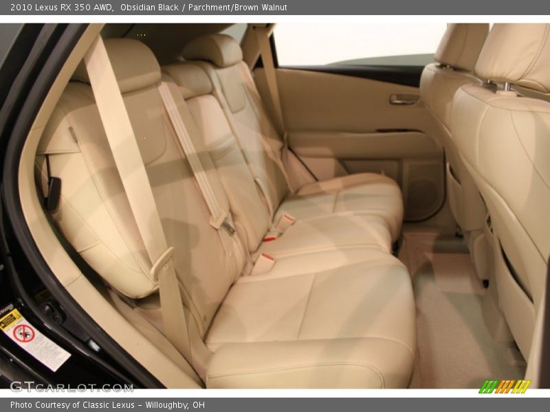 Obsidian Black / Parchment/Brown Walnut 2010 Lexus RX 350 AWD