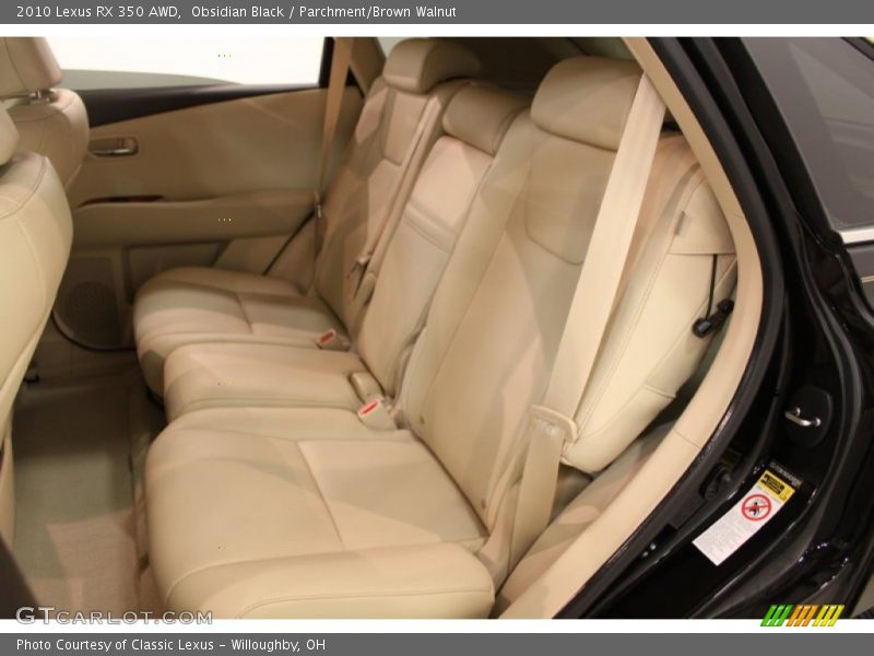 Obsidian Black / Parchment/Brown Walnut 2010 Lexus RX 350 AWD