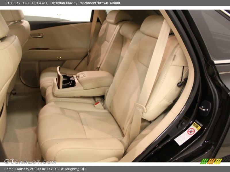 Obsidian Black / Parchment/Brown Walnut 2010 Lexus RX 350 AWD