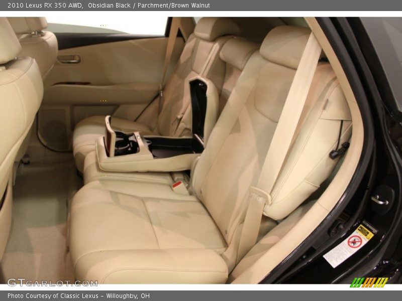 Obsidian Black / Parchment/Brown Walnut 2010 Lexus RX 350 AWD