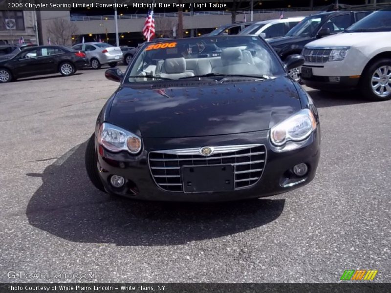 Midnight Blue Pearl / Light Taupe 2006 Chrysler Sebring Limited Convertible