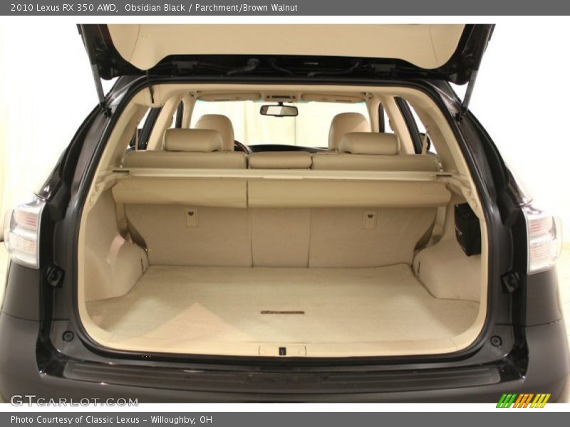 Obsidian Black / Parchment/Brown Walnut 2010 Lexus RX 350 AWD