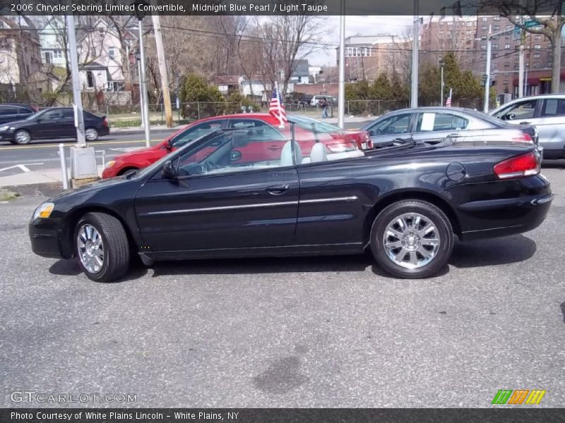 Midnight Blue Pearl / Light Taupe 2006 Chrysler Sebring Limited Convertible