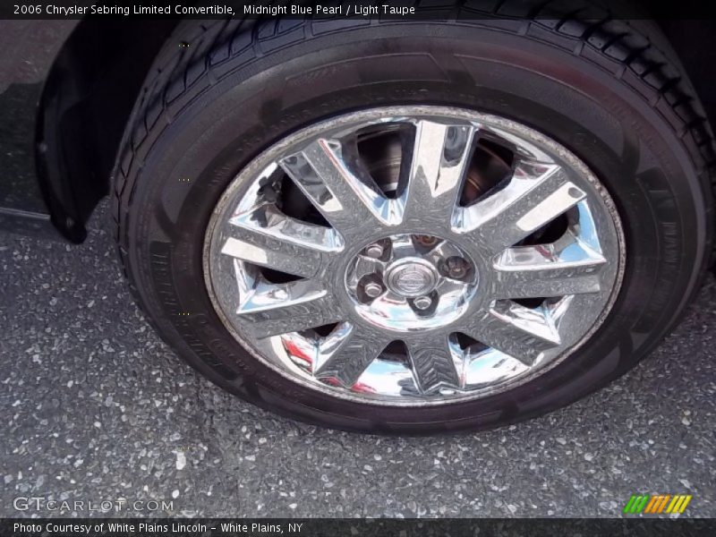 Midnight Blue Pearl / Light Taupe 2006 Chrysler Sebring Limited Convertible