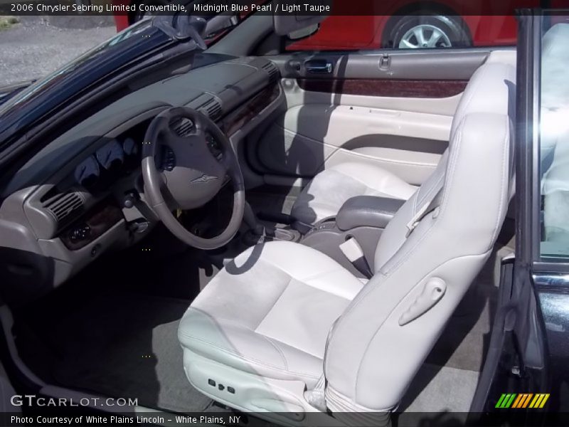 Midnight Blue Pearl / Light Taupe 2006 Chrysler Sebring Limited Convertible