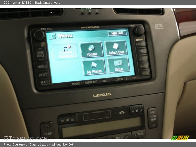 Black Onyx / Ivory 2004 Lexus ES 330