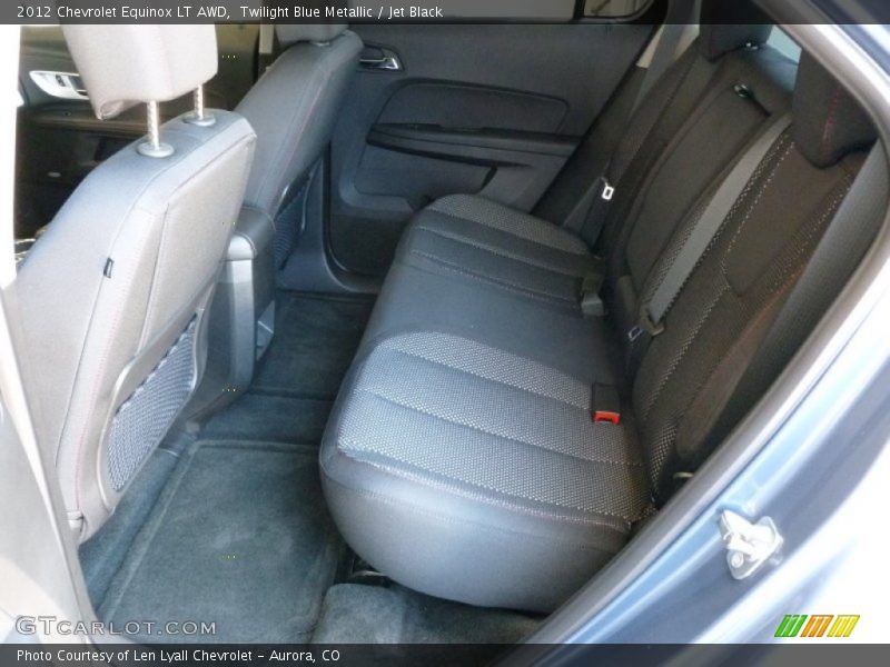 Twilight Blue Metallic / Jet Black 2012 Chevrolet Equinox LT AWD