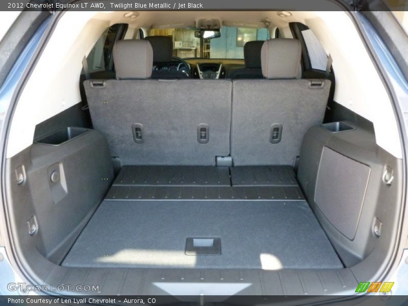 Twilight Blue Metallic / Jet Black 2012 Chevrolet Equinox LT AWD