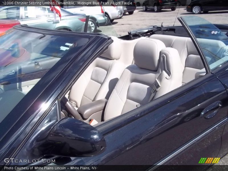 Midnight Blue Pearl / Light Taupe 2006 Chrysler Sebring Limited Convertible