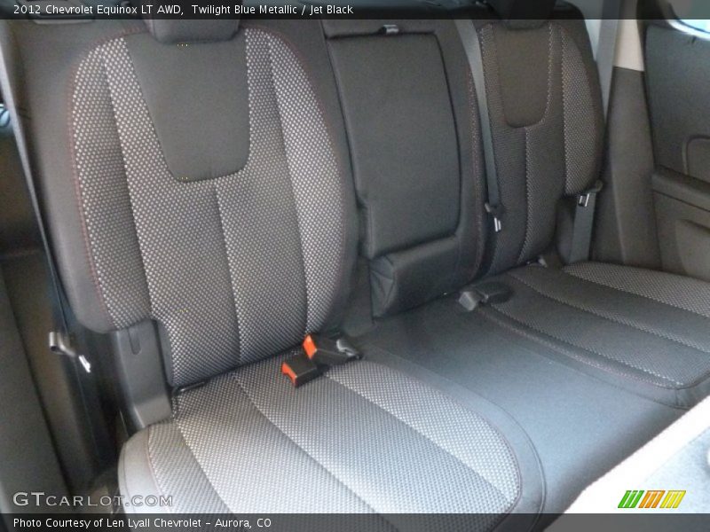 Twilight Blue Metallic / Jet Black 2012 Chevrolet Equinox LT AWD