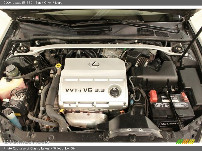 Black Onyx / Ivory 2004 Lexus ES 330