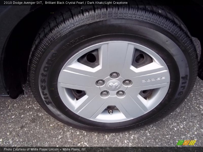 Brilliant Black Crystal Pearl / Dark Khaki/Light Graystone 2010 Dodge Avenger SXT