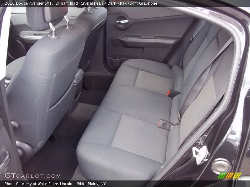 Brilliant Black Crystal Pearl / Dark Khaki/Light Graystone 2010 Dodge Avenger SXT
