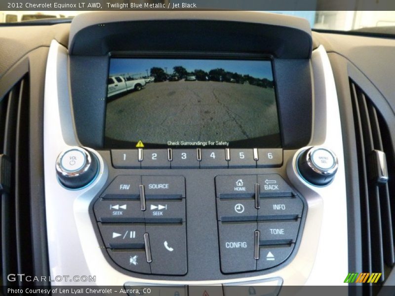 Twilight Blue Metallic / Jet Black 2012 Chevrolet Equinox LT AWD