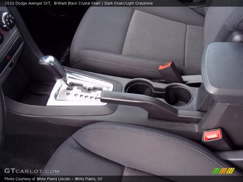 Brilliant Black Crystal Pearl / Dark Khaki/Light Graystone 2010 Dodge Avenger SXT