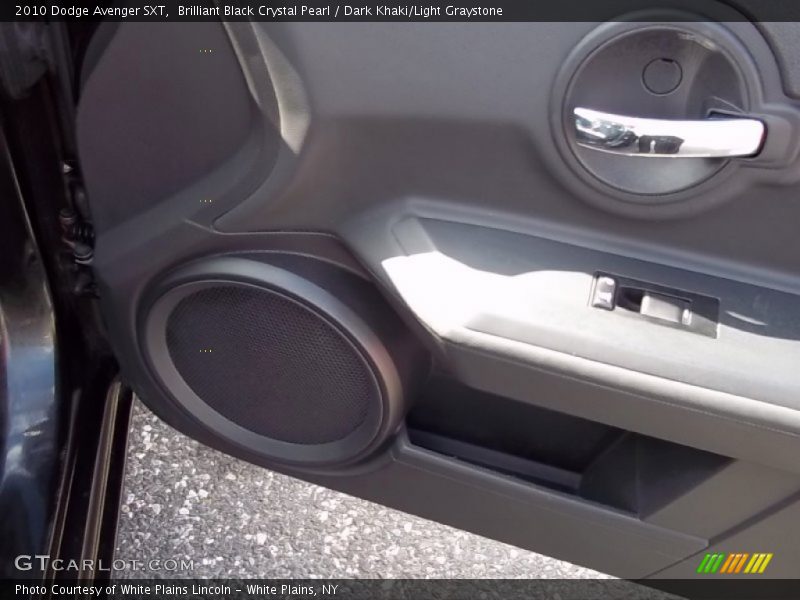 Brilliant Black Crystal Pearl / Dark Khaki/Light Graystone 2010 Dodge Avenger SXT