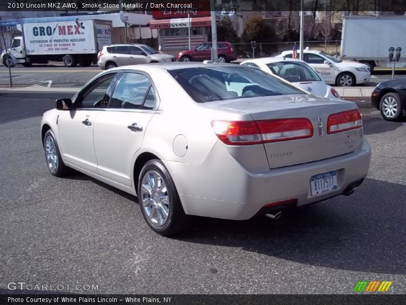Smoke Stone Metallic / Dark Charcoal 2010 Lincoln MKZ AWD