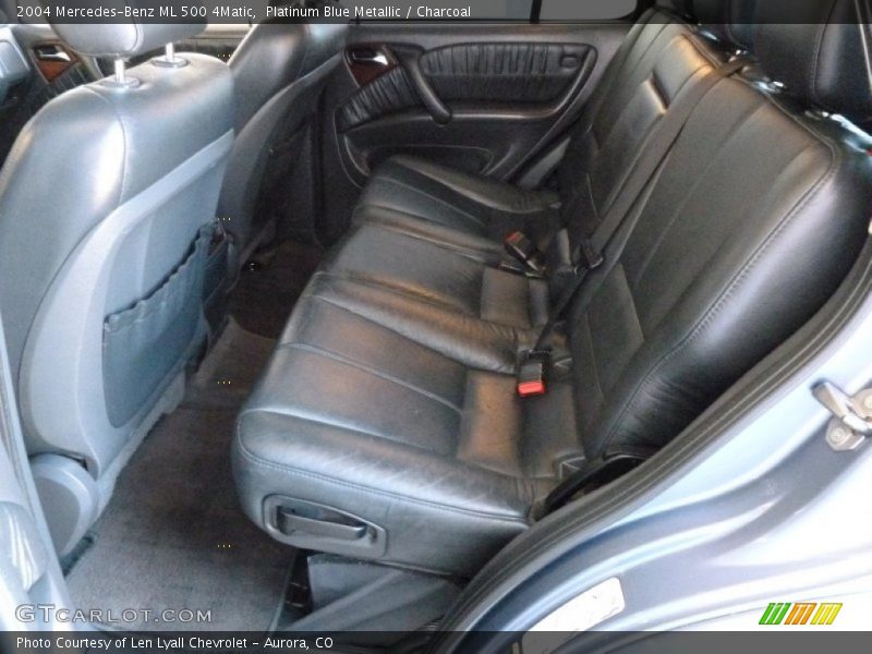 Platinum Blue Metallic / Charcoal 2004 Mercedes-Benz ML 500 4Matic