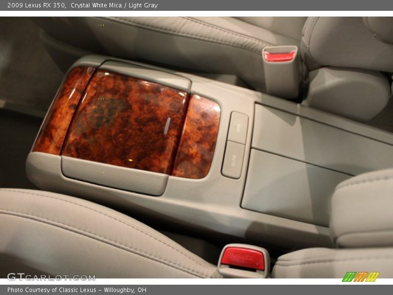 Crystal White Mica / Light Gray 2009 Lexus RX 350