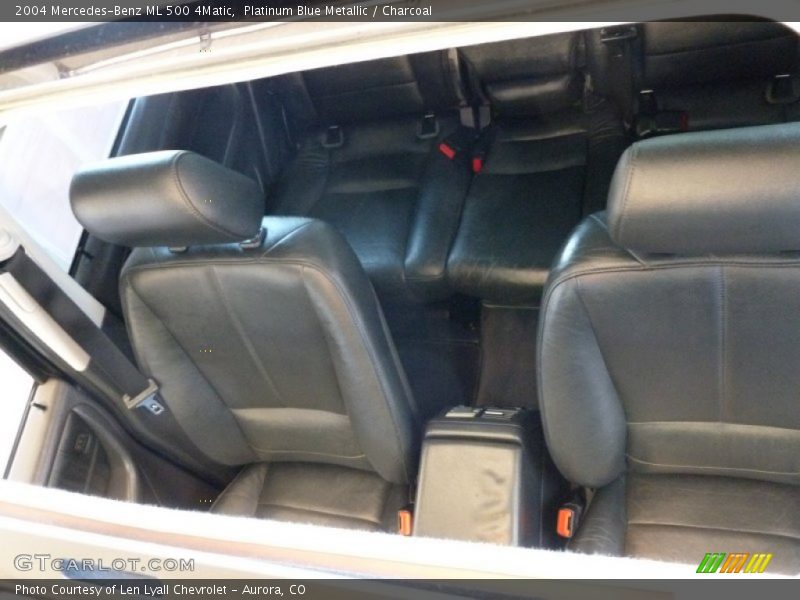 Platinum Blue Metallic / Charcoal 2004 Mercedes-Benz ML 500 4Matic