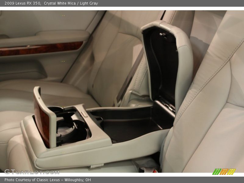 Crystal White Mica / Light Gray 2009 Lexus RX 350