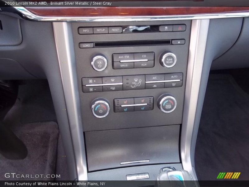 Brilliant Silver Metallic / Steel Gray 2010 Lincoln MKZ AWD