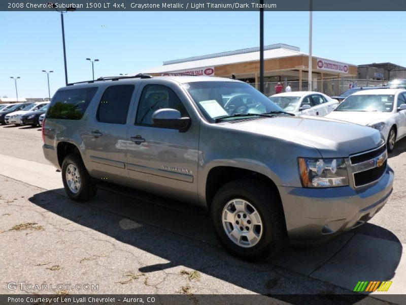 Graystone Metallic / Light Titanium/Dark Titanium 2008 Chevrolet Suburban 1500 LT 4x4