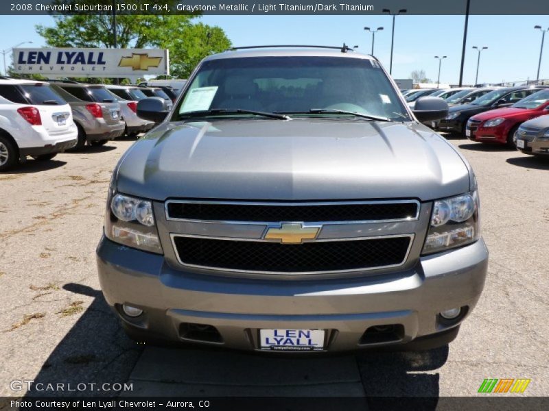 Graystone Metallic / Light Titanium/Dark Titanium 2008 Chevrolet Suburban 1500 LT 4x4