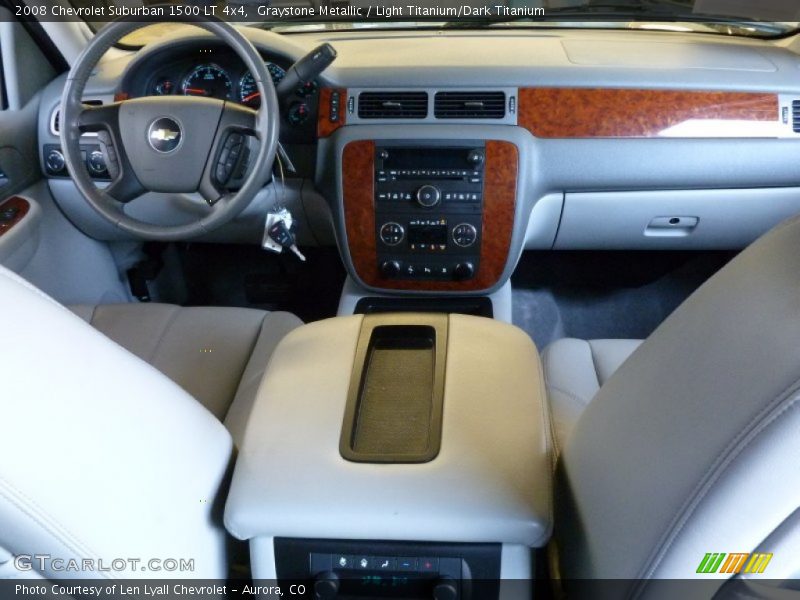 Graystone Metallic / Light Titanium/Dark Titanium 2008 Chevrolet Suburban 1500 LT 4x4