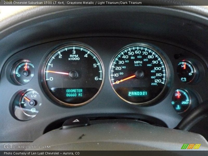 Graystone Metallic / Light Titanium/Dark Titanium 2008 Chevrolet Suburban 1500 LT 4x4