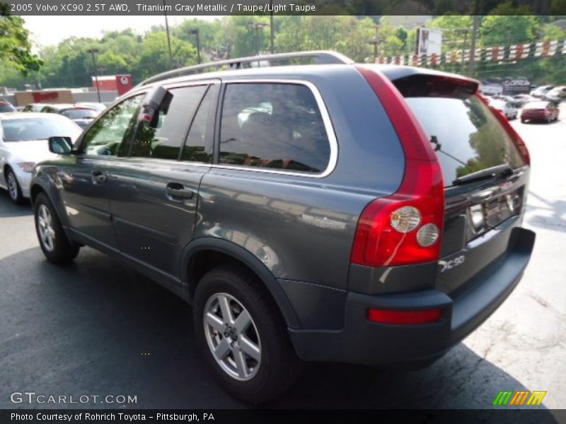 Titanium Gray Metallic / Taupe/Light Taupe 2005 Volvo XC90 2.5T AWD