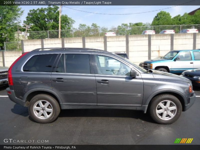 Titanium Gray Metallic / Taupe/Light Taupe 2005 Volvo XC90 2.5T AWD