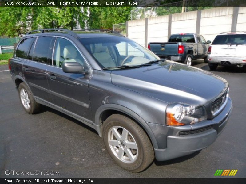 Titanium Gray Metallic / Taupe/Light Taupe 2005 Volvo XC90 2.5T AWD