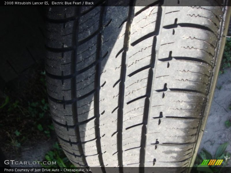 Electric Blue Pearl / Black 2008 Mitsubishi Lancer ES