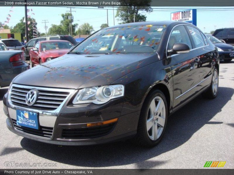 Mocha Brown / Pure Beige 2008 Volkswagen Passat Komfort Sedan