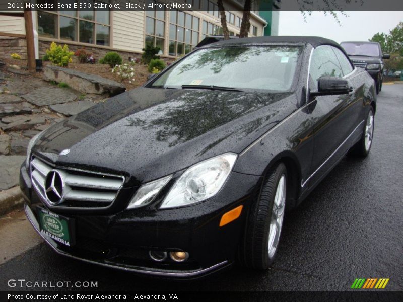 Black / Almond/Mocha 2011 Mercedes-Benz E 350 Cabriolet