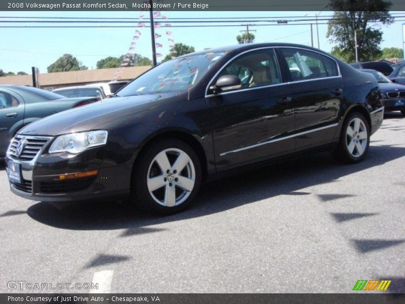 Mocha Brown / Pure Beige 2008 Volkswagen Passat Komfort Sedan