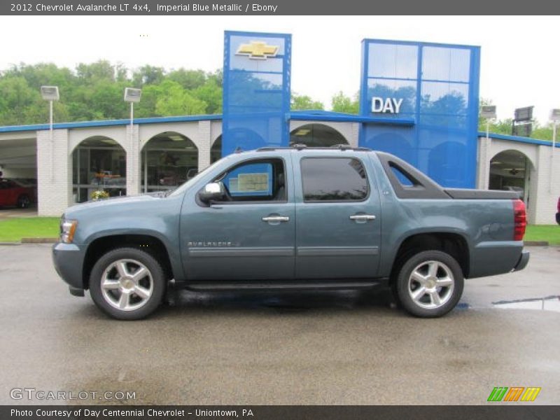 Imperial Blue Metallic / Ebony 2012 Chevrolet Avalanche LT 4x4