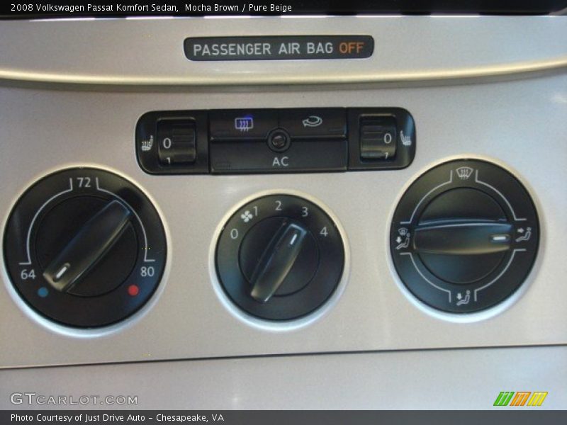 Mocha Brown / Pure Beige 2008 Volkswagen Passat Komfort Sedan