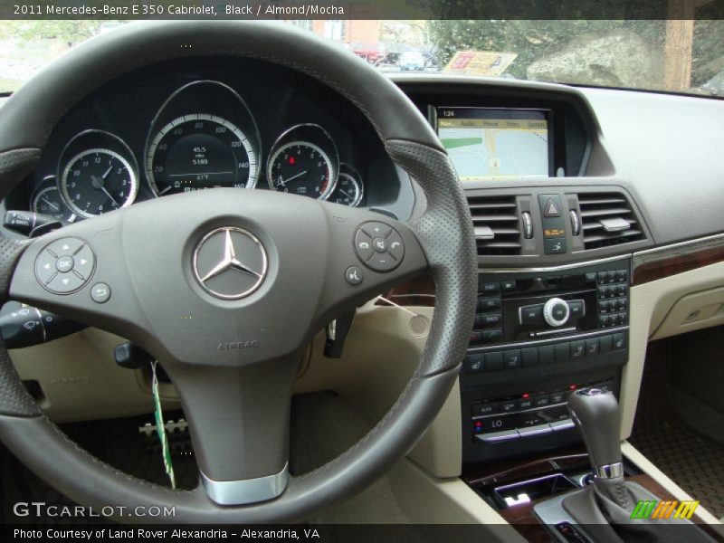 Black / Almond/Mocha 2011 Mercedes-Benz E 350 Cabriolet