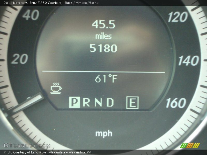 Black / Almond/Mocha 2011 Mercedes-Benz E 350 Cabriolet