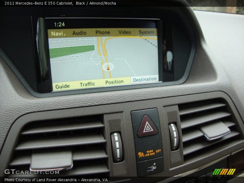 Black / Almond/Mocha 2011 Mercedes-Benz E 350 Cabriolet