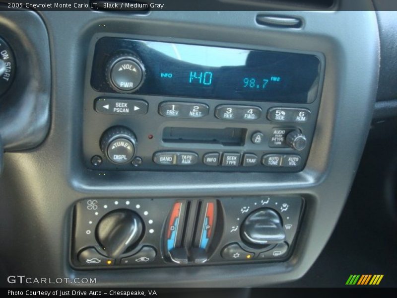 Black / Medium Gray 2005 Chevrolet Monte Carlo LT