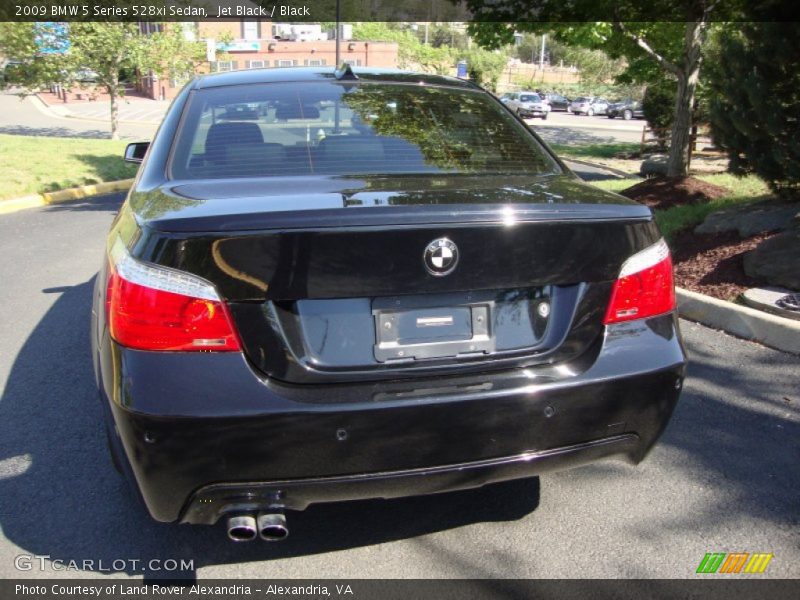 Jet Black / Black 2009 BMW 5 Series 528xi Sedan