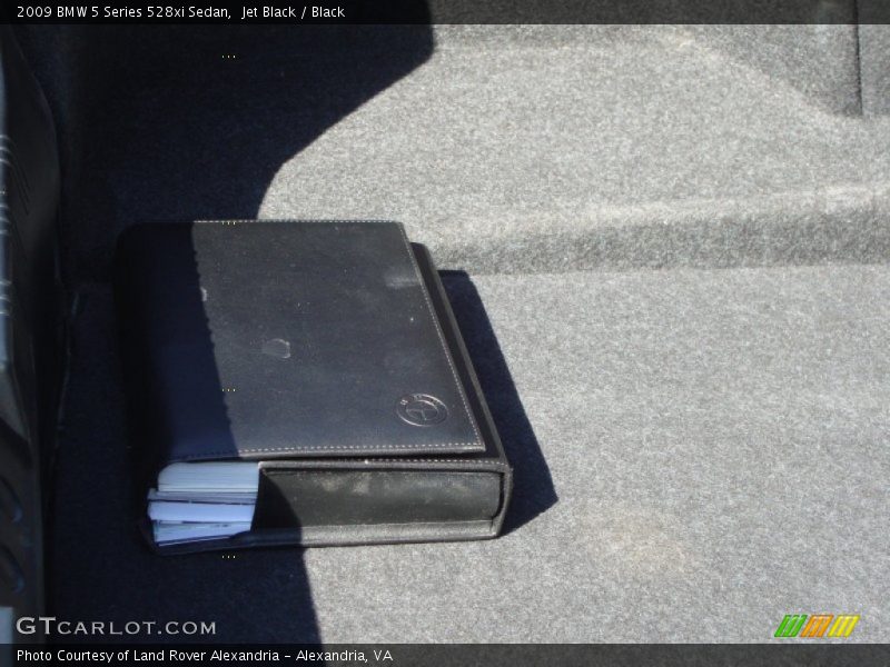 Jet Black / Black 2009 BMW 5 Series 528xi Sedan