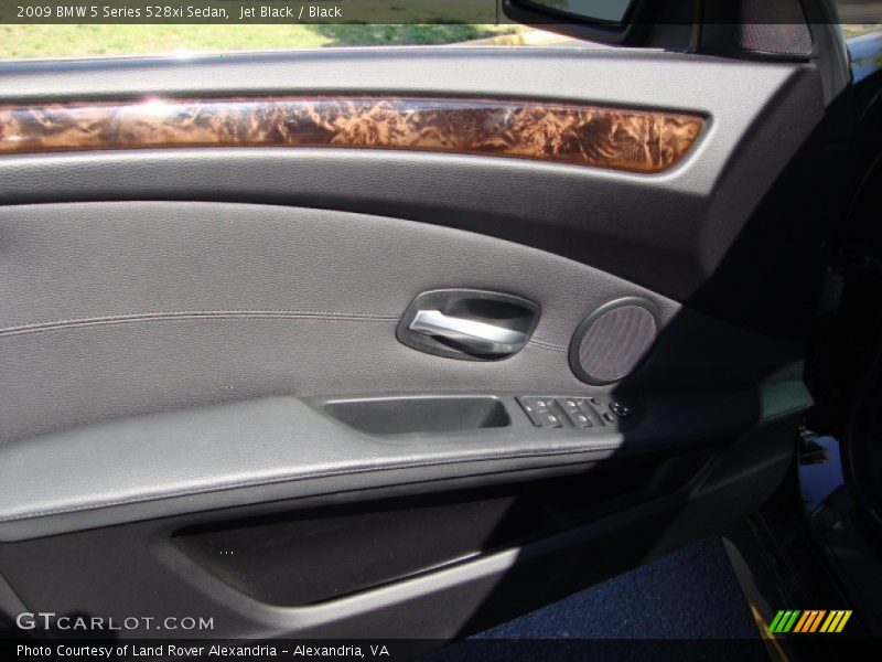 Jet Black / Black 2009 BMW 5 Series 528xi Sedan