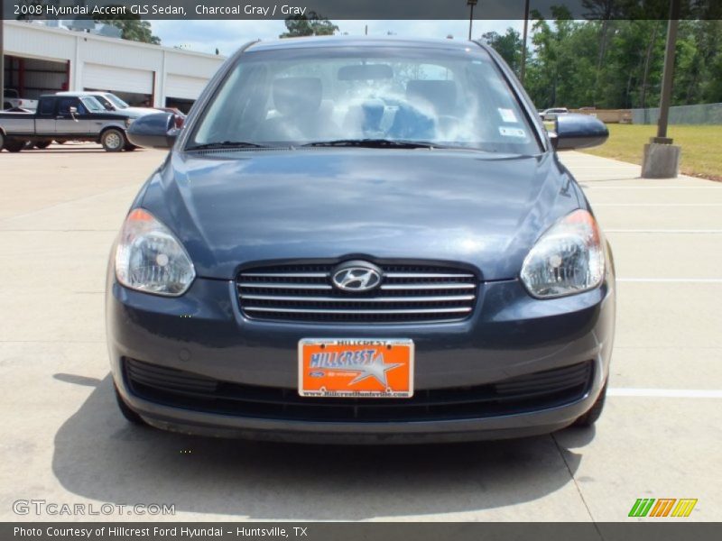 Charcoal Gray / Gray 2008 Hyundai Accent GLS Sedan